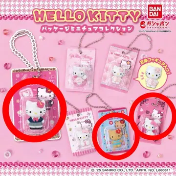 [ 미개봉 ] HELLO KITTY 패키지 미니어처 컬렉션