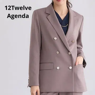 컨디션 최상 12 Twelve Agenda 금장 버튼 더블 테일러드 자켓