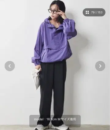 나일론 아노락 후드티