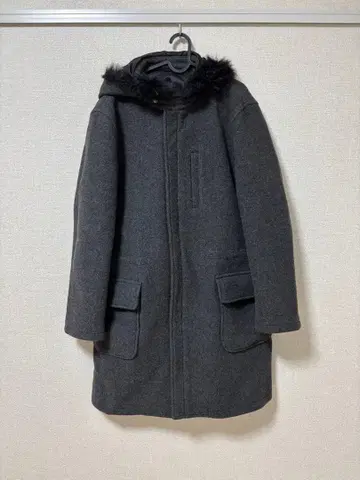 COMME CA ISM 후드 부착 코트