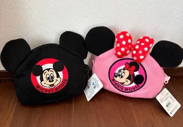 레트로 미키 미니 이어햇 파우치