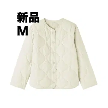 이번 시즌 모델 무인양품 포근한 솜 퀼팅 자켓 여성 M 아이보리