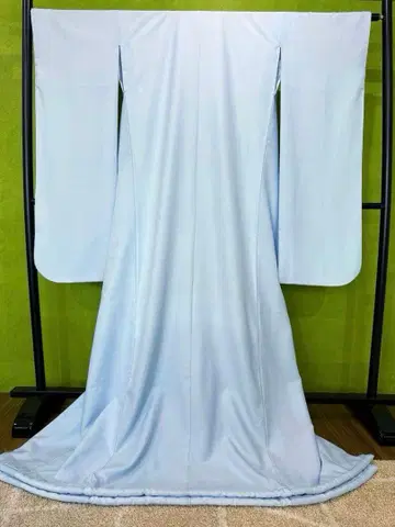 연한 블루색 카케시타 오비와 세트입니다.