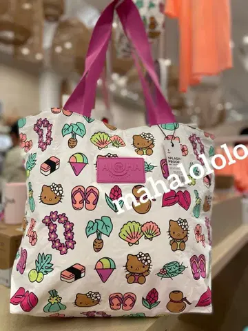 ALOHA COLLECTION 일광화상 키티 토트백 하와이
