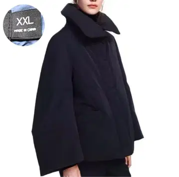 컨디션 최상 유니클로+J 하이브리드 다운 자켓 XXL 사이즈 네이비