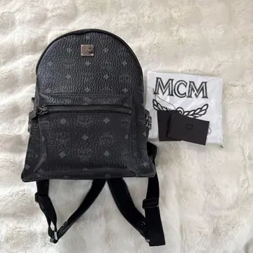 MCM S 사이즈 스터드 백팩