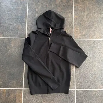 띠어리 후드티 블랙