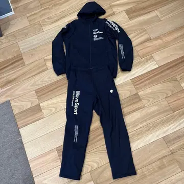 MoveSport 네이비 풀 집업 저리 상하의 세트