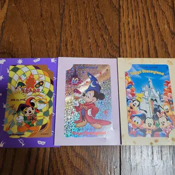 미사용 telephone card 디즈니