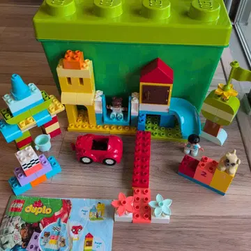 LEGO Duplo 레고 듀플로 블록 빨간색 자동차 집