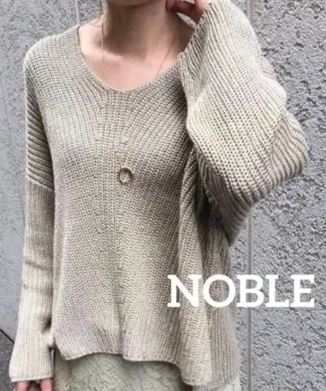 NOBLE V넥 니트