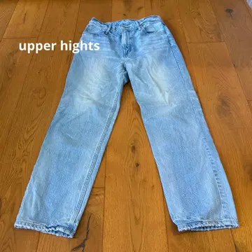 어퍼 하이츠 스트레이트 모델 데님 팬츠 청바지 upper hights
