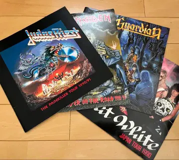 투어 팜플렛 주다스 프리스트 아이언 메이든 외