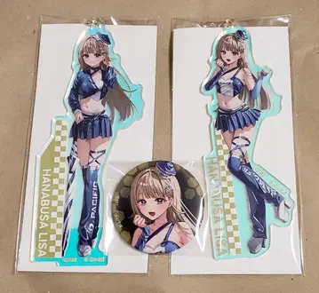 영 리사 아크릴 키링 2종 & 캔 배지 부이쓰폿! 퍼시픽 레이싱