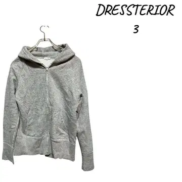 DRESSTERIOR 그레이 풀 집업 후드티 3 L 사이즈 상당