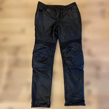 블랙 방한 가죽 팬츠 LL 사이즈