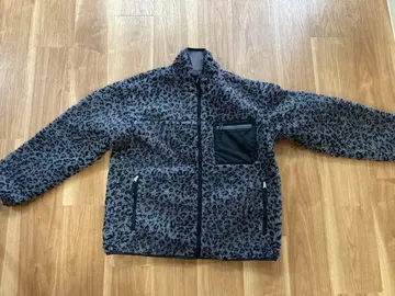 RAGEBLUE 레오파드 무늬 플리스 자켓 M