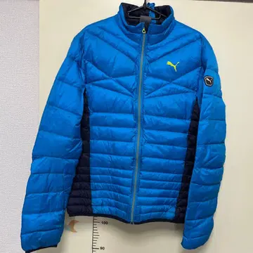 푸마 다운 자켓 파랑
