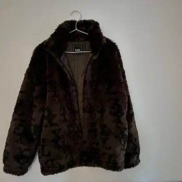 엑스걸 인조 모피 블루종