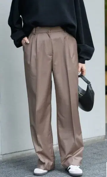 IENA TR 개버 턱 스트레이트 팬츠