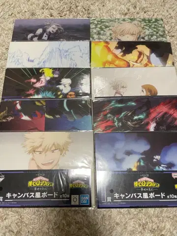 나의 히어로 아카데미아 캔버스풍 보드 전종