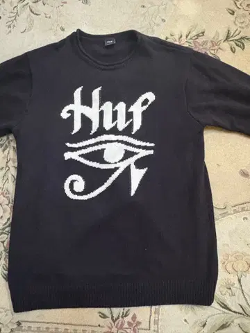 Huf 아이 오브 호루스 니트 스웨터 블랙