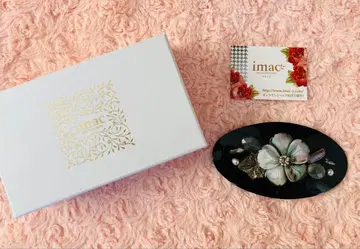 imac 엘레강트 꽃 모티브 머리핀