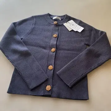 다크 그레이 긴팔 가디건