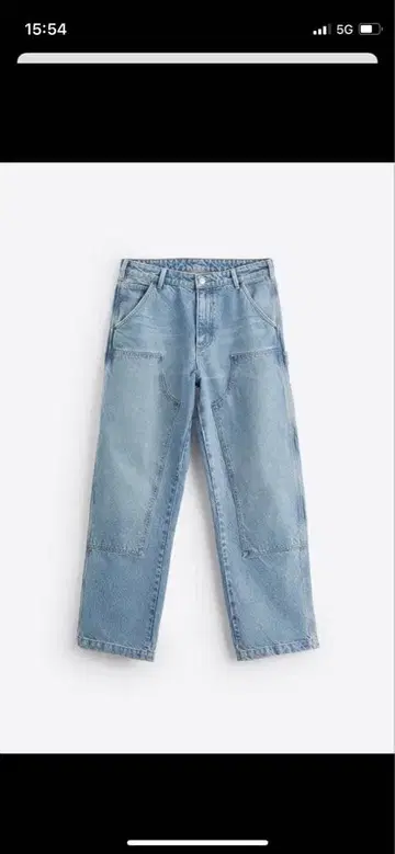 ZARA RHUIGI 라이트 블루 카고 데님 USA 31