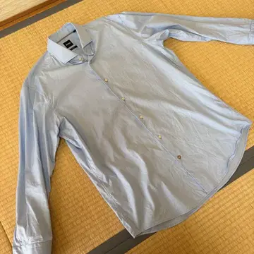 LA7685 BOSS 코튼 긴팔 버튼 셔츠 블루 41