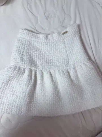 미셸 마카롱 스커트 화이트