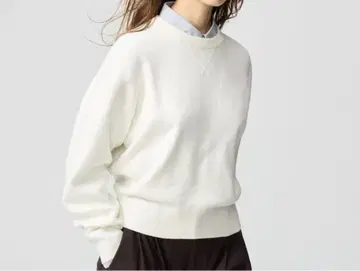 UNIQLO 스무스 코튼 크루넥 니트