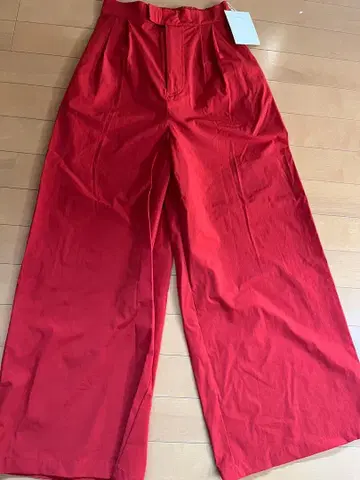 Sea Room lynn 빨간색 와이드 팬츠 S