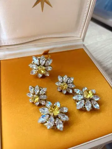 카사 셀레스트 크리스탈 귀걸이와 반지 casa_celeste