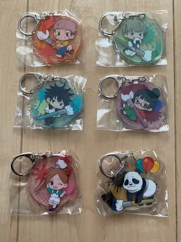주술회전 아크릴 키링 6개 묶음 판매 즉시 구매