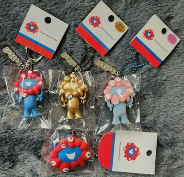 오사카 만박 새상품 미야쿠미야쿠 키링 4개 세트