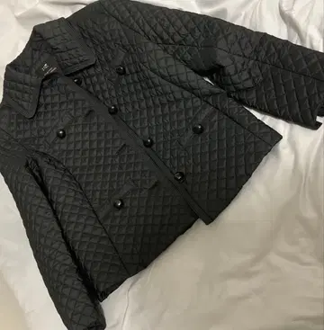 23구 퀼팅 자켓 블랙