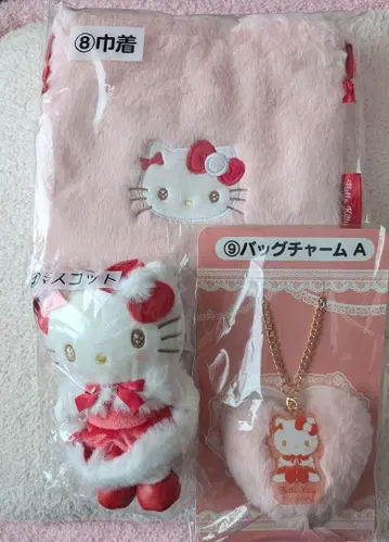 헬로키티 제일복권 3종 세트 [ 마스코트, 복조리, 백참 A ]