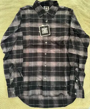 SWAGGER Check Flannel Shirt 블랙