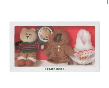 2025 크리스마스 STARBUCKS 봉제 인형 옷 갈아입기 의류 세트