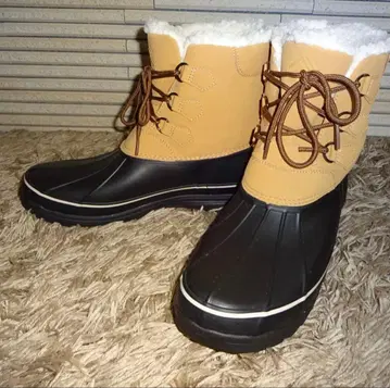 미사용 워크맨 27~27.5 방한  카멜 부츠