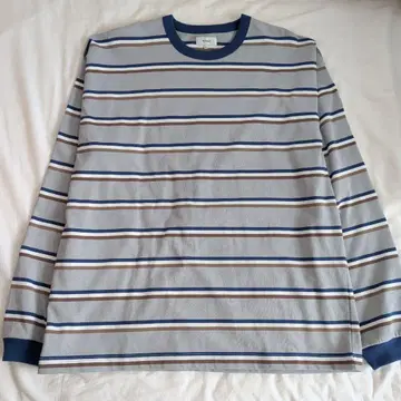 BEAMS 긴팔 티셔츠 스트라이프 M