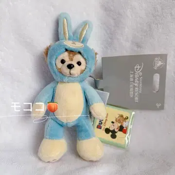 상하이 디즈니 더피 십이지신 묘 (토끼) 토끼 봉제 인형 키링