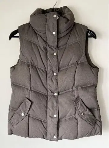 케티 탈착식 후드 부착 여성용 다운 베스트 (미사용품)