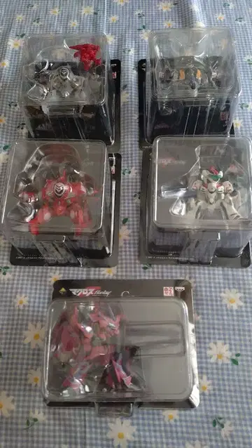 마크로스 프론티어 G상 피규어 5체 세트