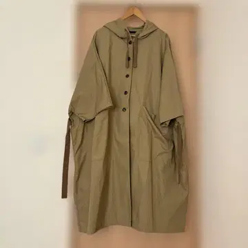 이치 ICHI 빅 포켓 오버 후드 코트