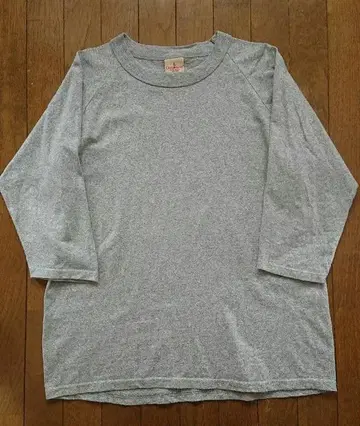Goodwear 래글런 t 그레이 7부 소매 티셔츠 L 사이즈