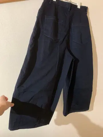 ZUCCa 네이비 와이드 팬츠