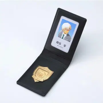 명탐정 코난 강준영(후루야 레이) 경찰학교조 천연 가죽 패스 케이스