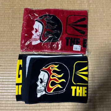 ELLEGARDEN 스컬 디자인 타월 세트